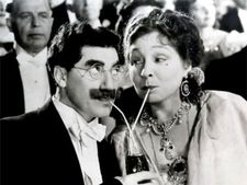 Groucho Marx with Margaret Dumont: "The real Florence Foster Jenkins looked like Margaret Dumont."